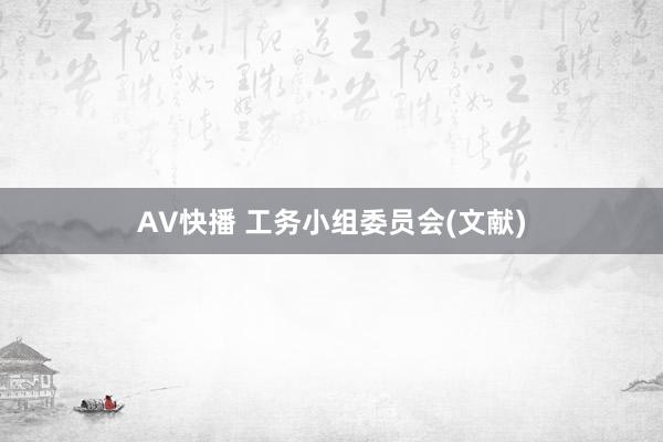 AV快播 工务小组委员会(文献)